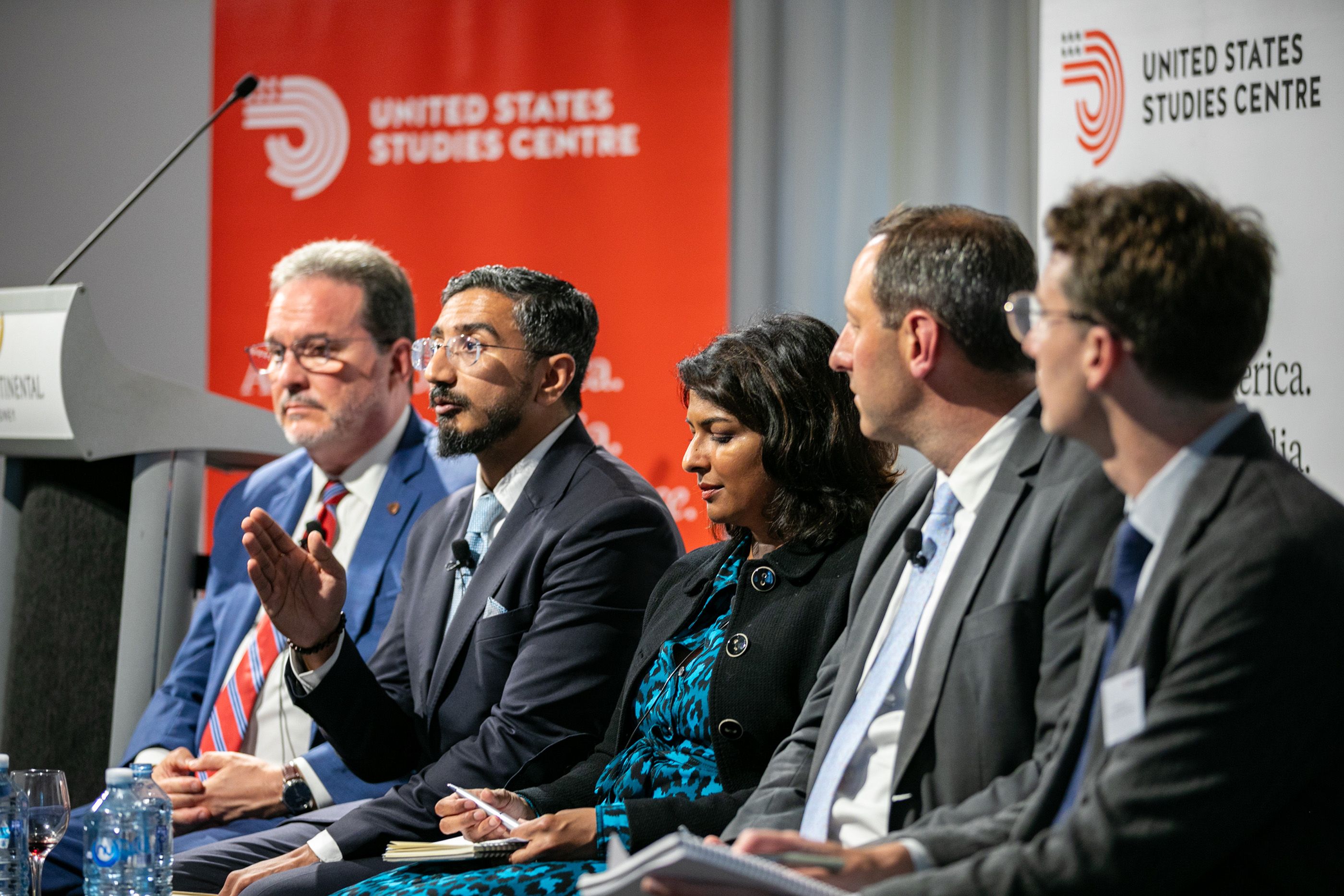 Following the dialogue, the USSC convened a public event examining the regional challenges facing the four Quad countries. The panel, moderated by Matthew Knott, included Dr Michael Green, Dhruva Jaishankar, Dr Lavina Lee and Dr Charles Edel.