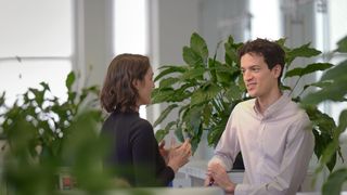 2 people speaking at USSC offices