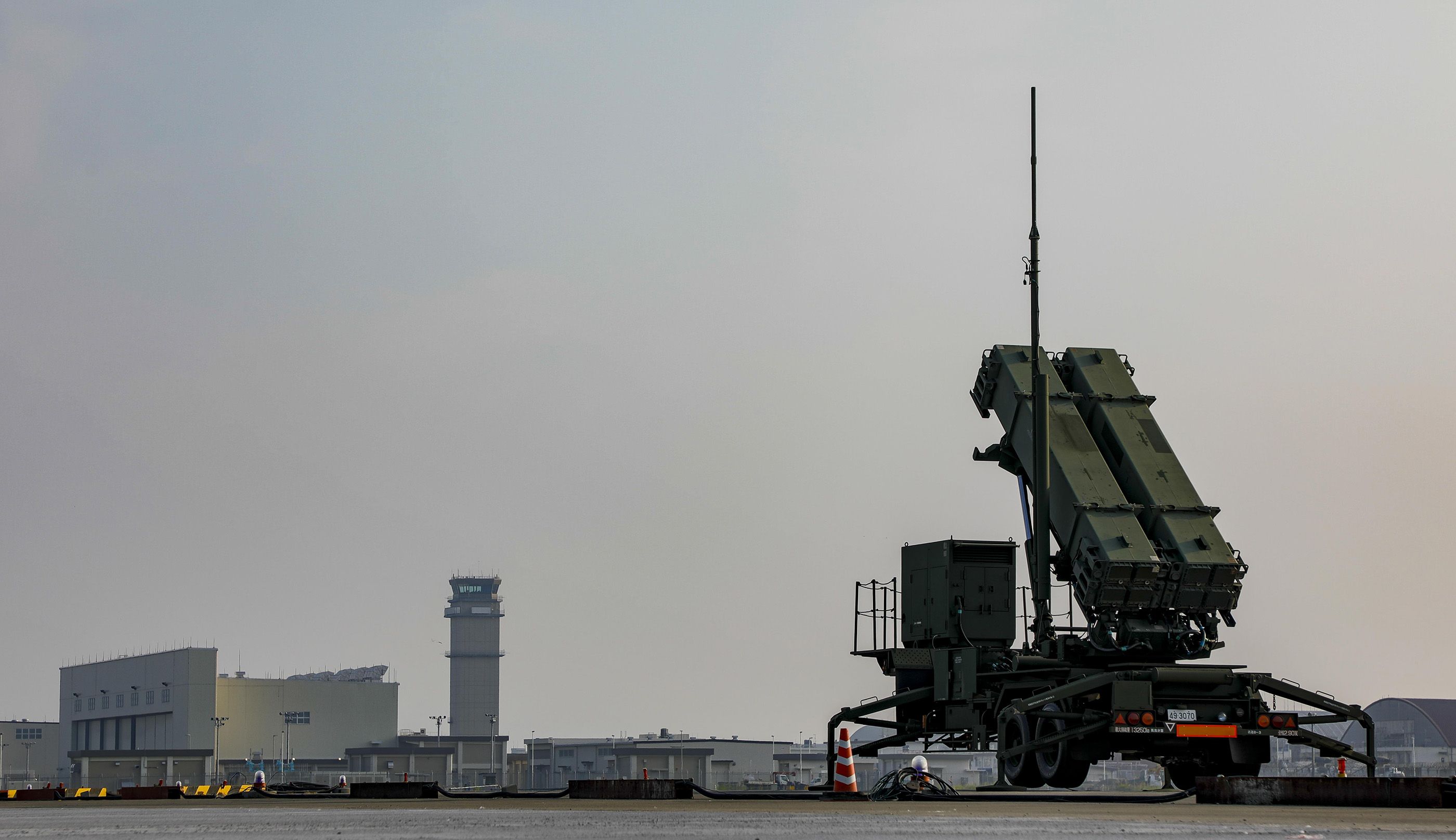 A Japan Air Self-Defense Force Patriot missile system at Marine Corps Air Station Iwakuni, Japan. 