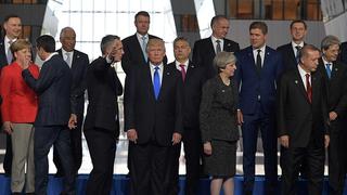 NATO summit ceremony