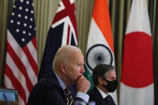 Joe Biden and Antony Blinken at the Quad Summit