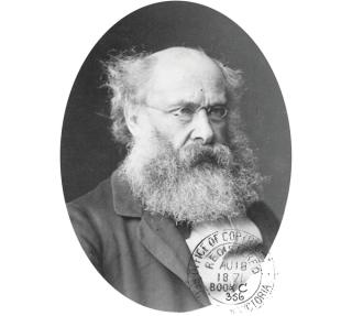 Portrait photograph of novelist Anthony Trollope, 1871