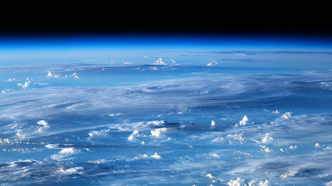 clouds over Australia seen from space