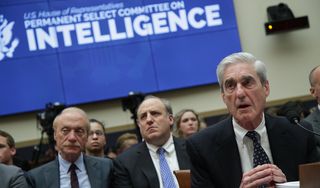 Former Special Counsel Robert Mueller testifies before the House Intelligence Committee about his report on Russian interference in the 2016 presidential election, July 2019