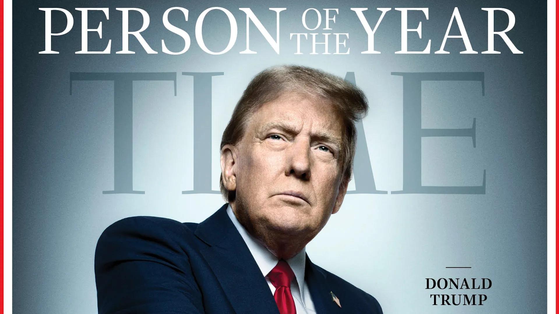 Time magazine cover of Donald Trump
