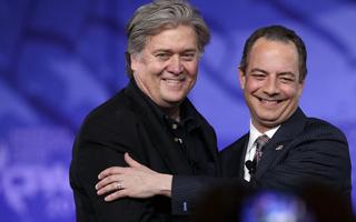 Steve Bannon and Reince Priebus