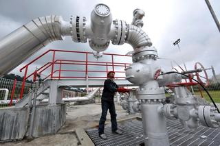 An Indonesian worker of PT. Pertamina Geothermal Energy checks one of its production wells in Kamojang
