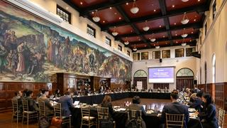 People attend the Australia-Japan-Republic of Korea 1.5 Track Dialogue for Future Oriented Cooperation hosted by the United States Studies Centre in Sydney, Australia in June 2024.