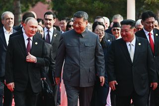 Vladimir Putin, Xi Jinping, and Kim Jong Un