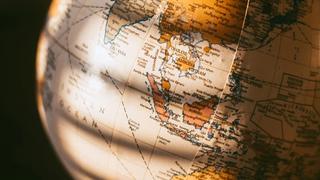 World global centred on the Indo-Pacific