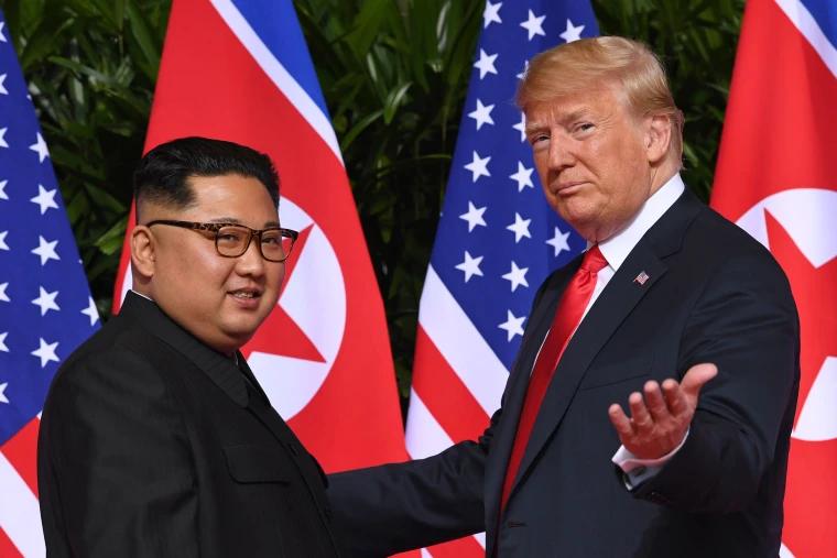 Donald Trump and Kim Jong Un