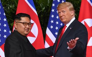 Donald Trump and Kim Jong Un