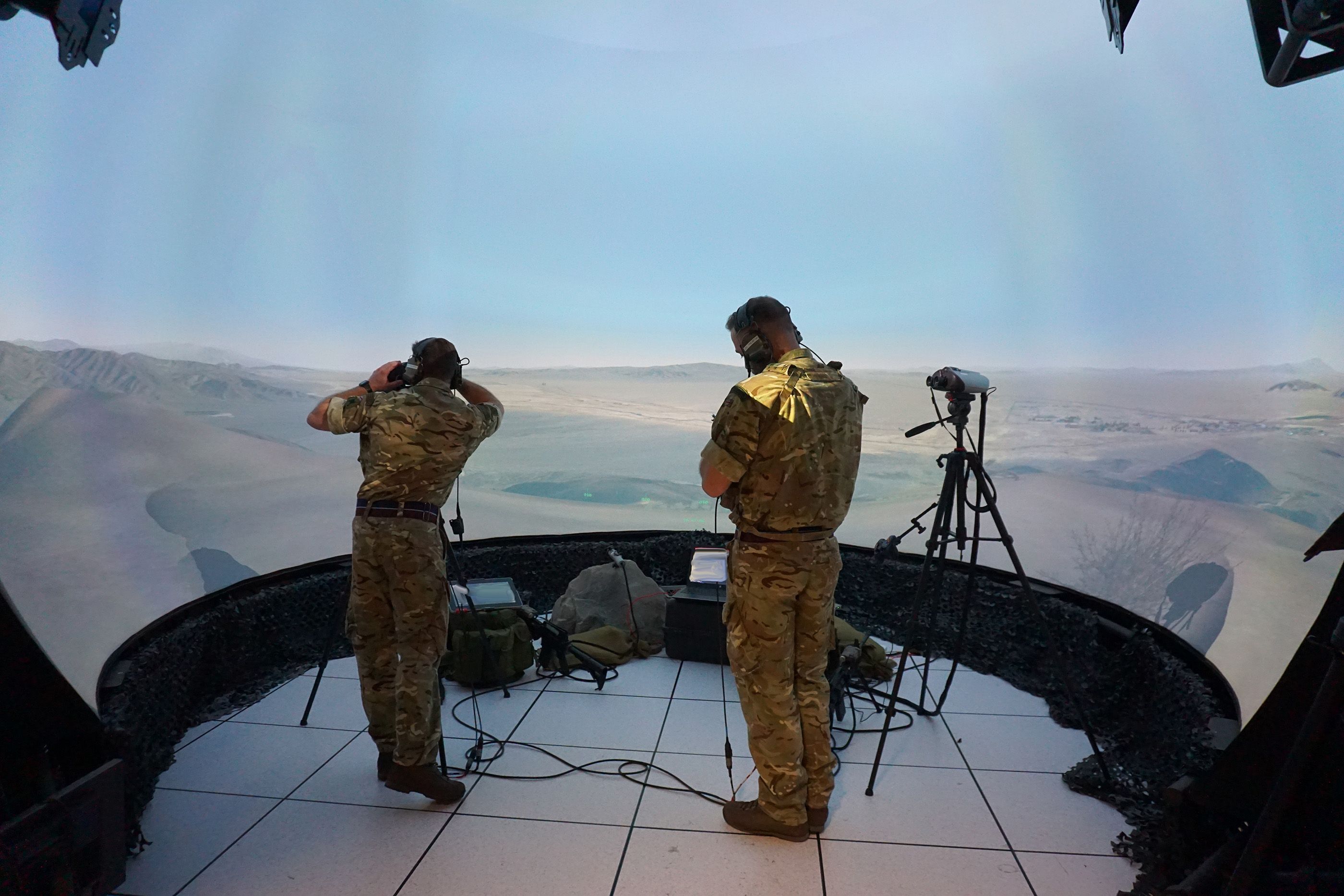 US, UK, Australian and Canadian forces operate as a combined force in exercise VIRTUAL FLAG: Coalition. 