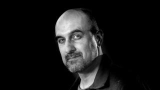 British novelist and journalist Hari Kunzru attends a photocall during the annual Edinburgh International Book Festival at Charlotte Square Gardens on August 25, 2017 in Edinburgh, Scotland.