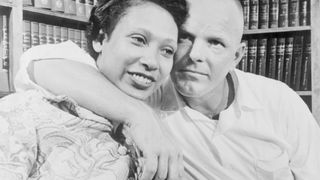 Mildred Loving and her husband Richard Loving sit for a photograph on Jan. 26, 1965.
