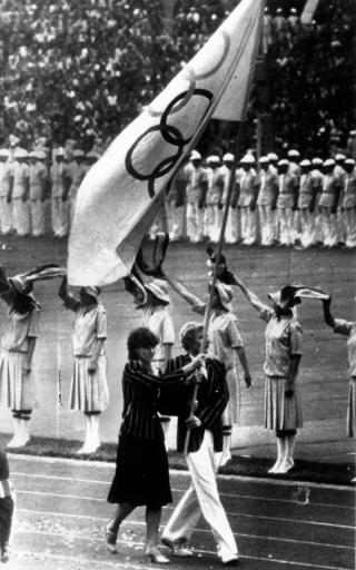 Australians competing under the Olympic flag in Moscow, 1980