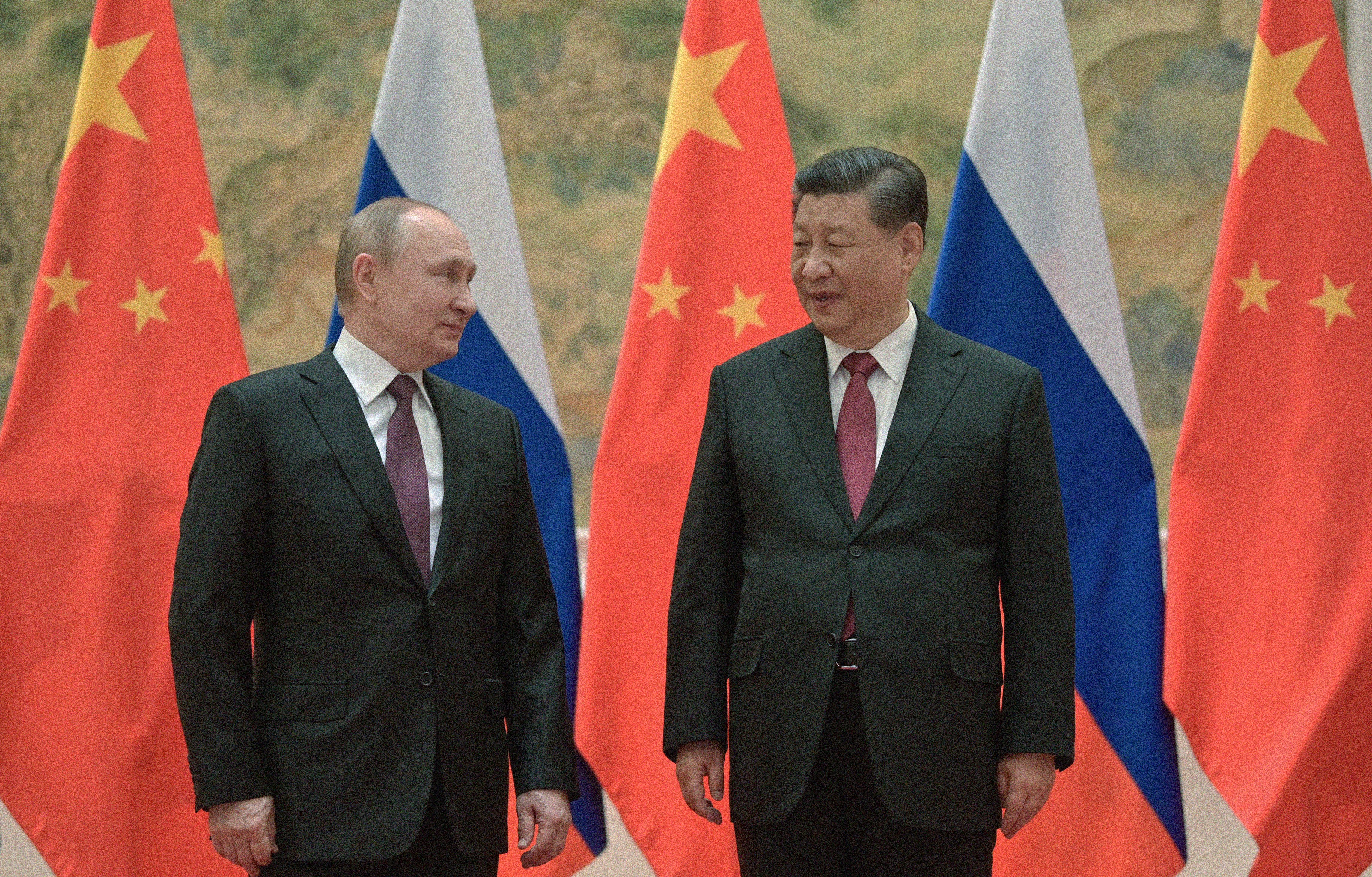 Russian President Vladimir Putin and Chinese Leader Xi Jinping