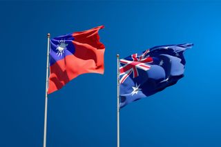 Taiwan and Australia flags