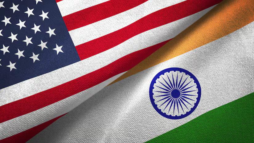 India United States flags