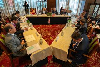 US Secretary of State Mike Pompeo, Australian Foreign Minister Marise Payne and Japanese Foreign Minister Taro Kono participate in the US-Australia-Japan Trilateral Strategic Dialogue, Bangkok, August 2019