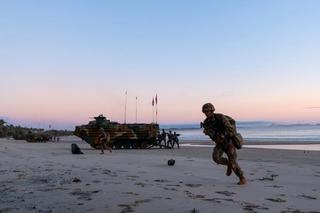 Soldiers from the Republic of Korea Marine Corps conducts an amphibious assault during Exercise Talisman Sabre 2025 in Australia.