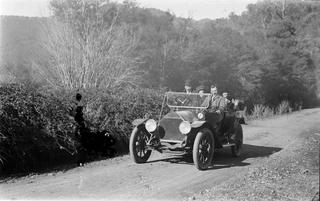 An early Ford cruising in country Victoria, circa 1910 