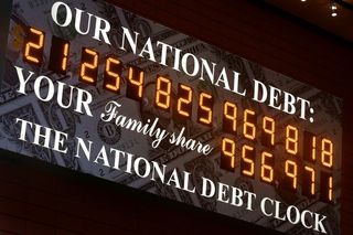 The US National Debt Clock, New York (September 2018)