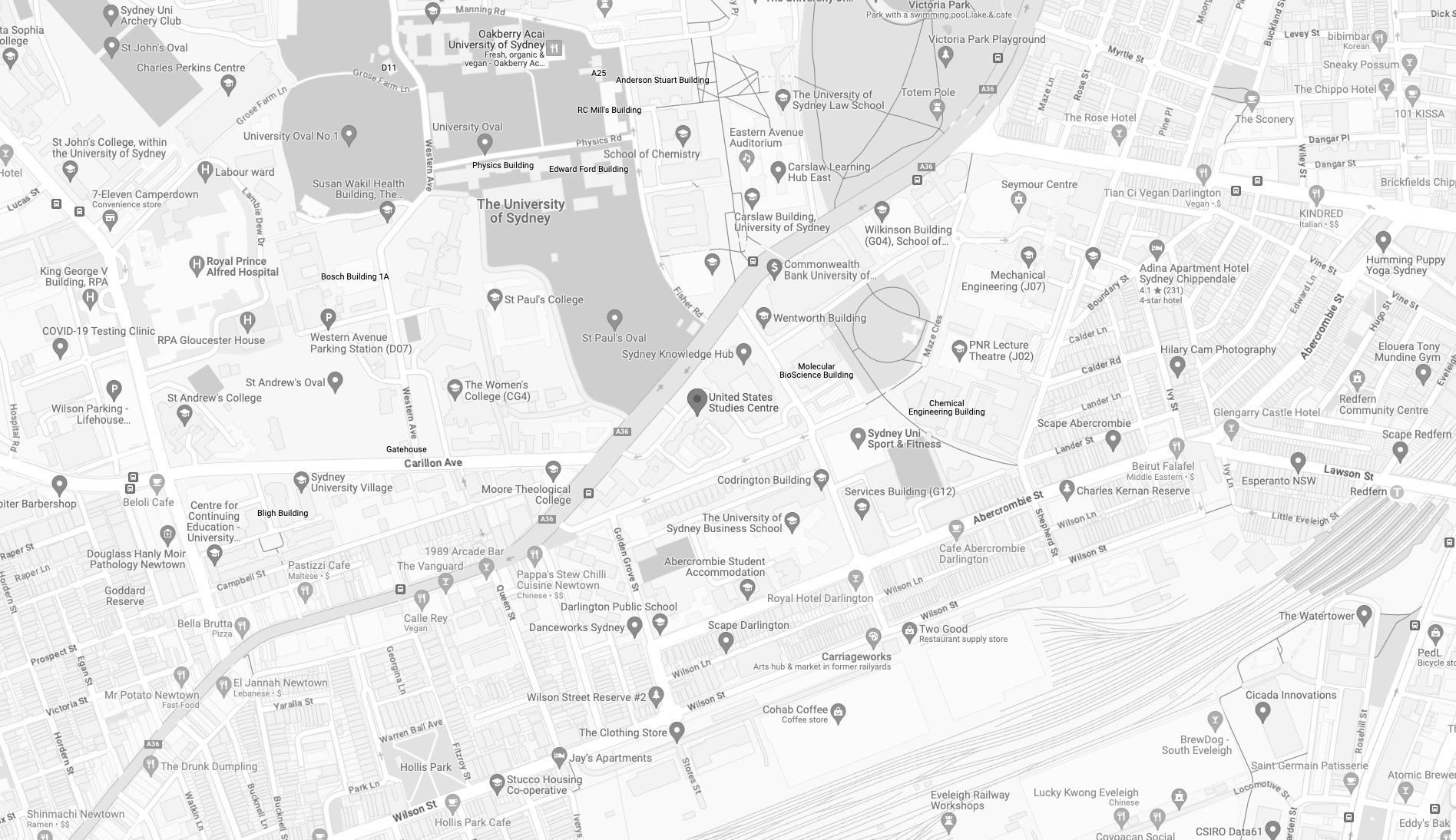 Location of the United States Studies Centre