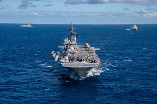 Amphibious assault carrier USS America