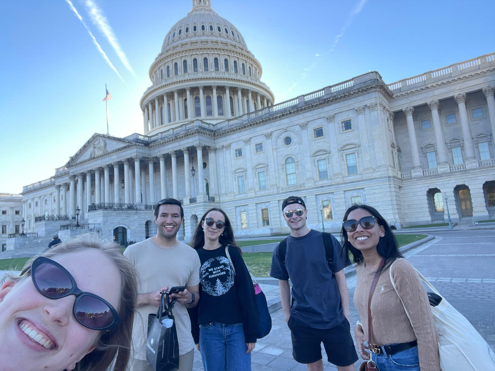 Study tour participants on Capitol Hill