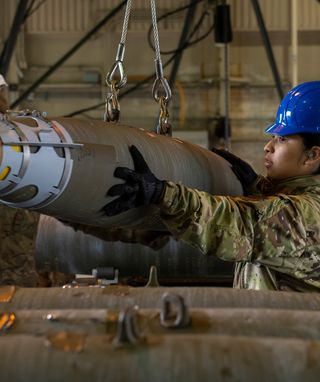 The first ever trilateral Combat Ammunition Production Exercise (CAPEX) with munitions specialists from Pacific Air Forces, Japan Air Self-Defense Force and the Royal Australian Air Force, May 2024