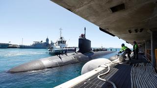 United States Navy Virginia Class submarine USS Mississippi arrives at Fleet Base West, Rockingham, WA for a routine port visit, November 2022 