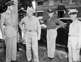 US and Australian leaders of the Central Bureau of Intelligence in Brisbane, 1943