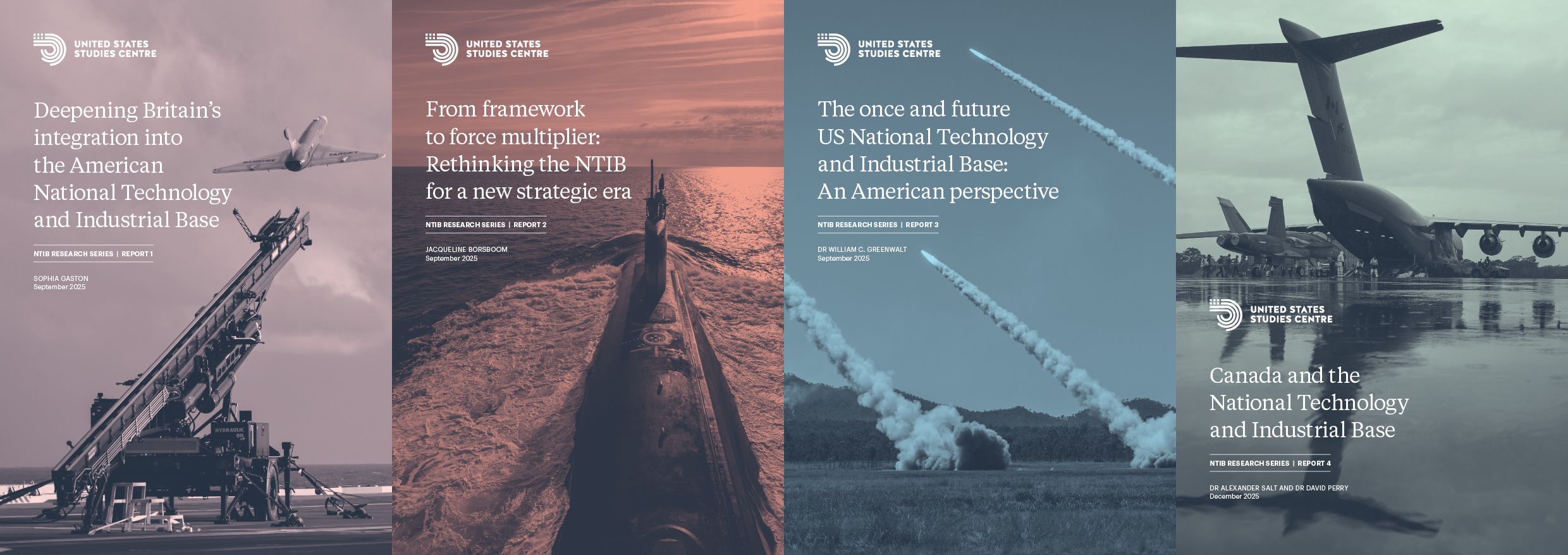 Covers for NTIB report series