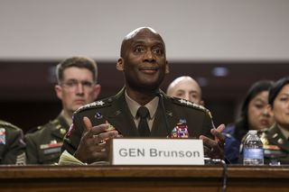 U.S. Army Gen. Xavier Brunson, commander of United Nations Command, Combined Forces Command, and U.S. Forces Korea, testifies before the Senate Armed Services Committee in Washington, D.C., April 21, 2026. Brunson addressed the committee to provide an update on the current posture, operational readiness, and security environment on the Korean Peninsula.