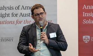 Dr Yancey Orr speaks at the Meet the Insiders event for students