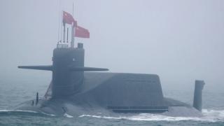A new type 094A Jin-class nuclear submarine Long March 10 of the Chinese People's Liberation Army Navy