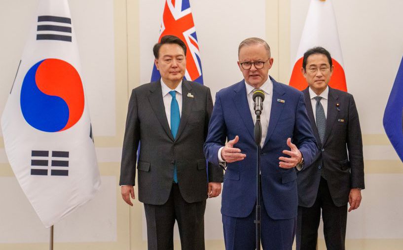 Australia-Japan-South Korea trilateral dialogue