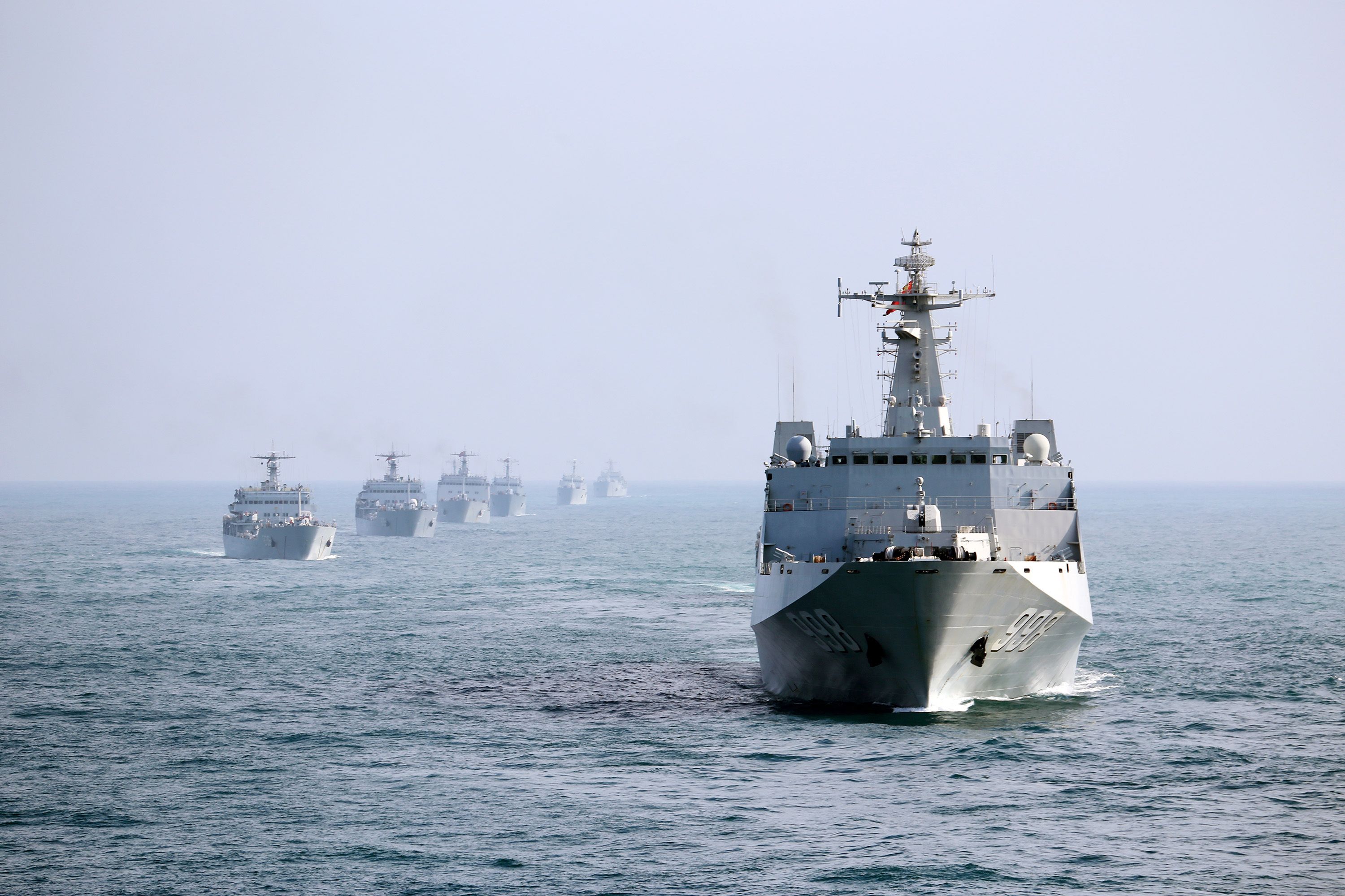 Chinese warships