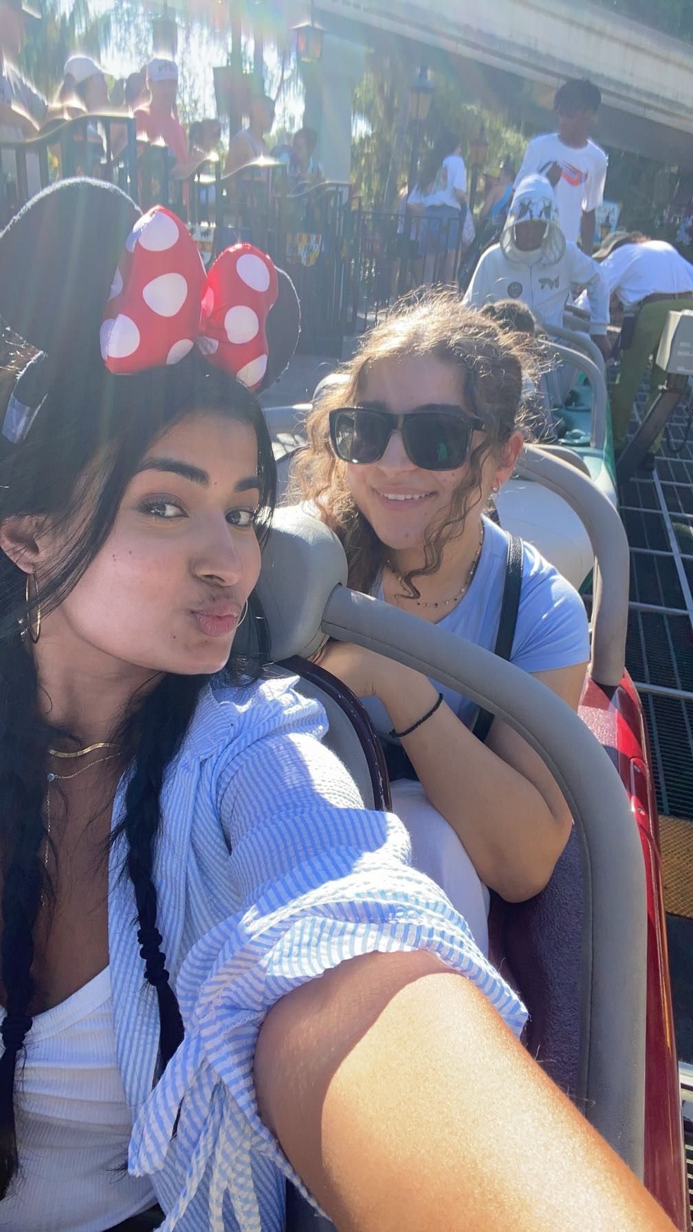 UCLA study abroad participant at Disneyland