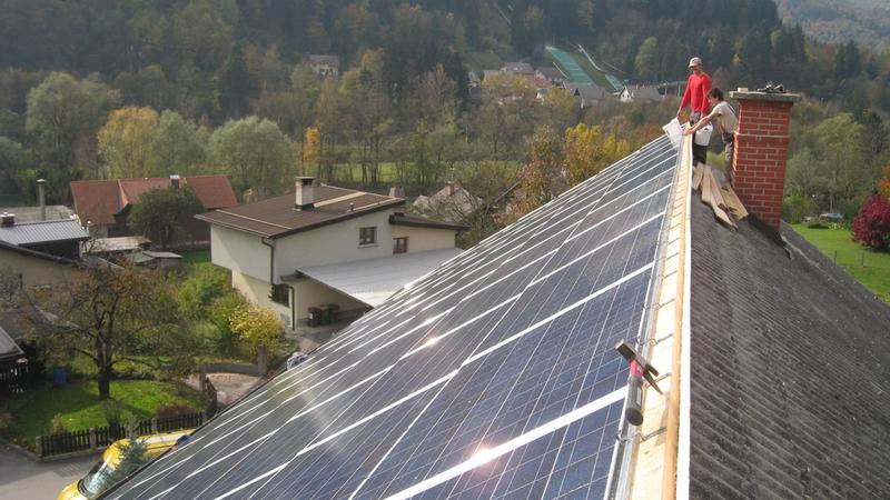 Postavljanje sončnih elektrarn