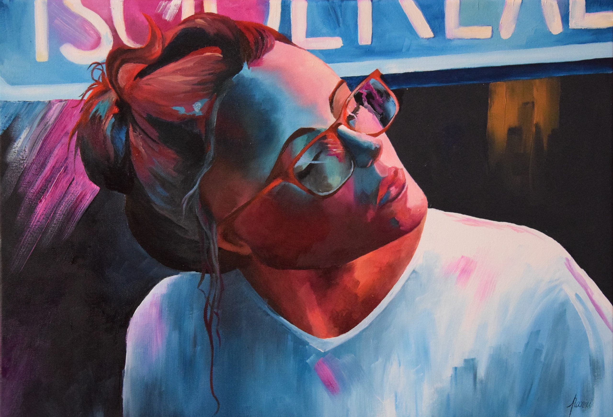 Reproduction d'un artiste inconnu (huile)