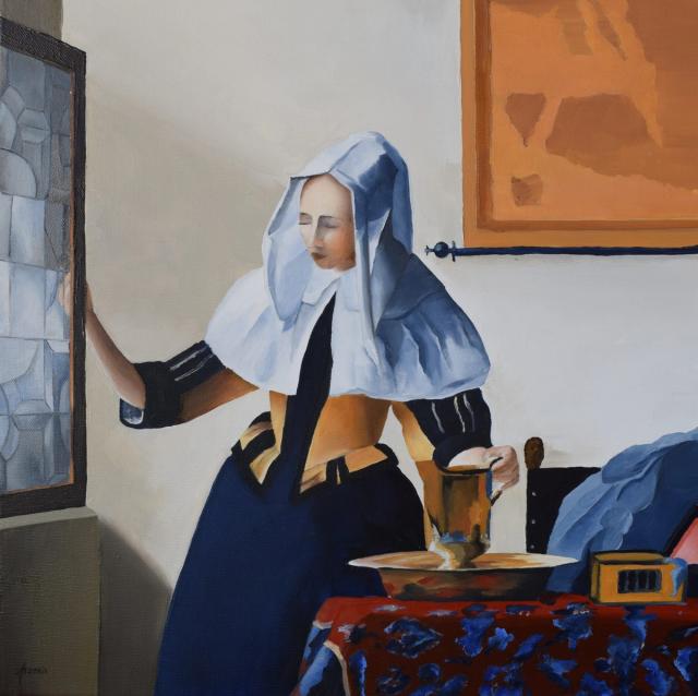 Jeune femme à l'Aiguillère, Vermeer