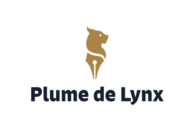 Logo Plume de Lynx, version sur fond blanc