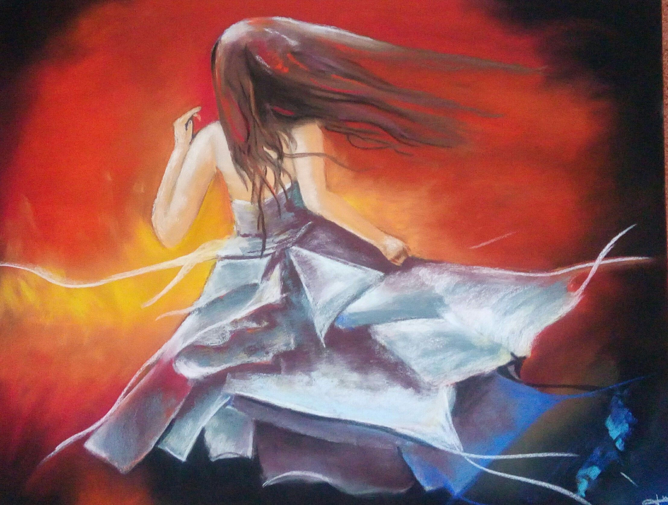 Reproduction d'un artiste inconnu (pastel)