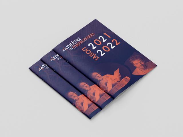 Brochures de la saison 2021-2022 du Théâtre des Marronniers