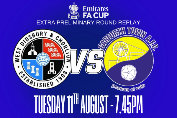 Next match - away to West Didsbury & Chorlton 11/08