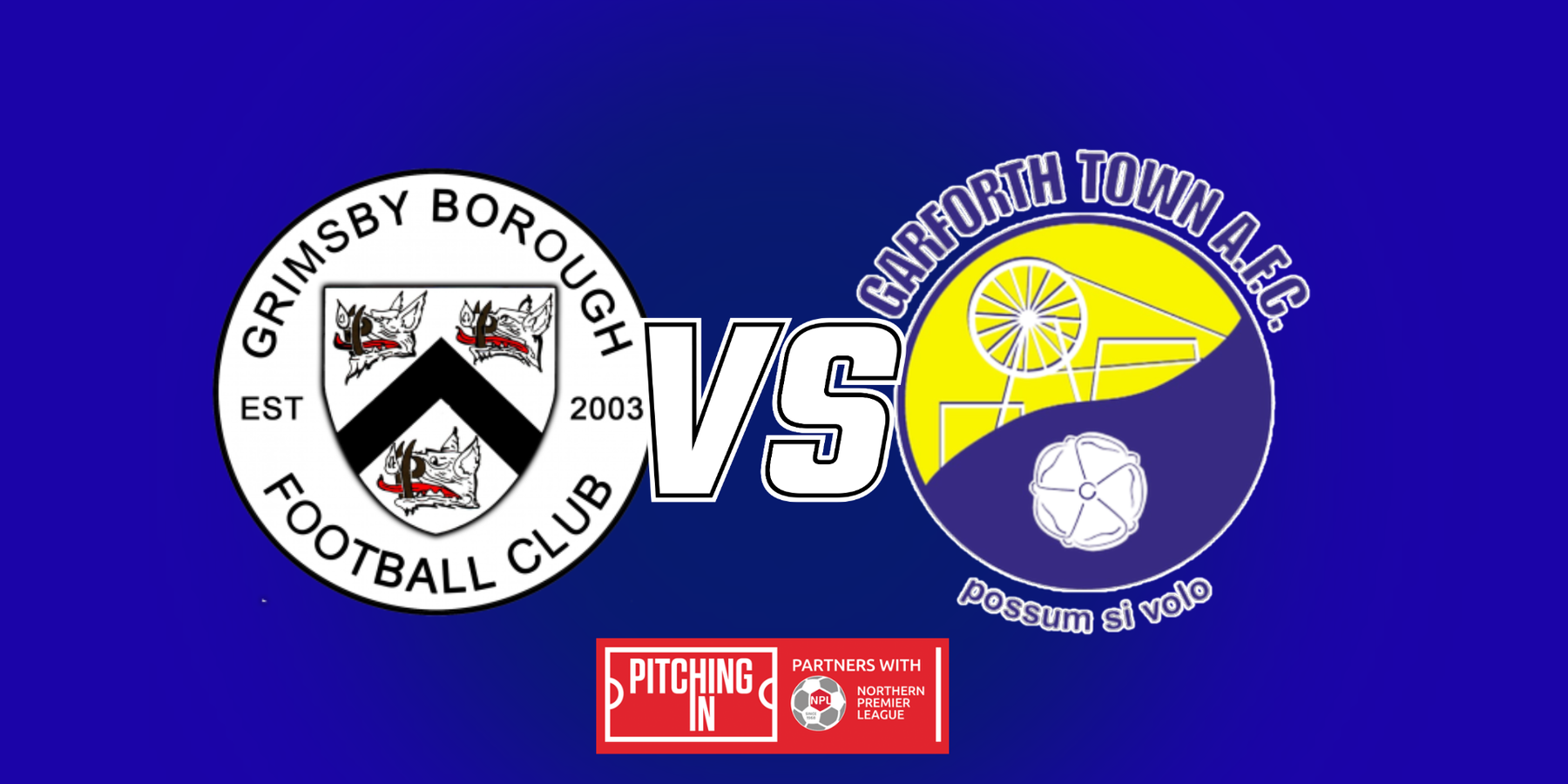 Next match - Grimsby Borough away (19/08)