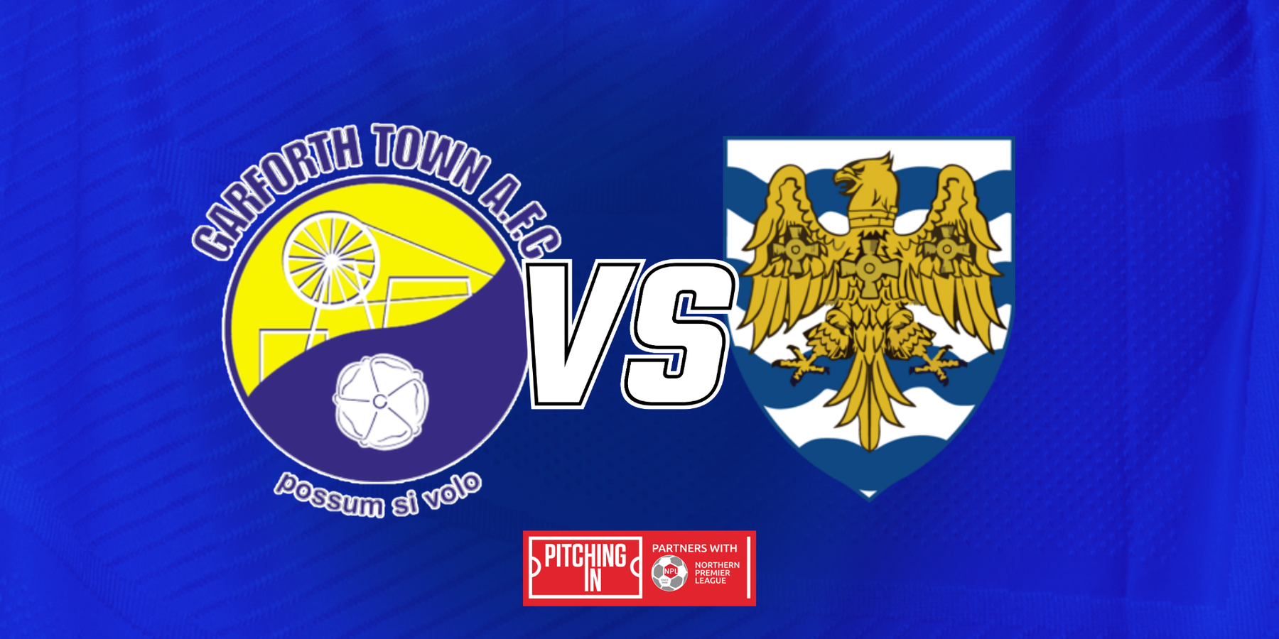Next match - home to Consett (03/10)