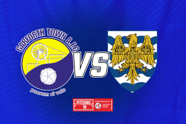Next match - home to Consett (03/10)